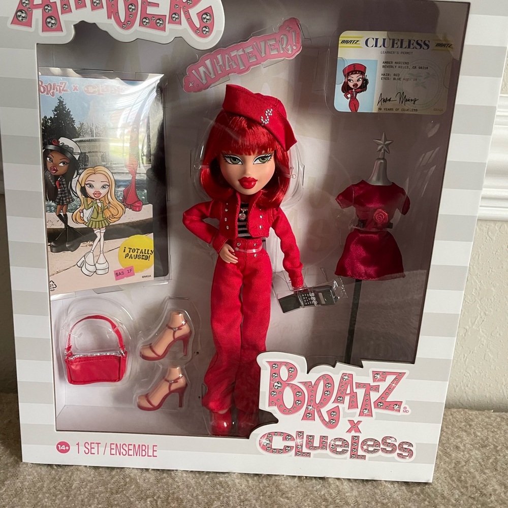Bratz x Clueless Fashion Doll in Red Ensemble